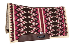 Westernová podsedlová deka CSF ZUMA - RASPBERRY