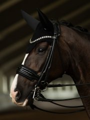 Equestrian Stockholm Bonnet Clean Black