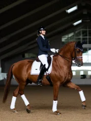 Dressage Saddle Pad Equestrian Stockholm White Perfection