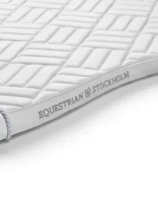 Jump Saddle Pad Equestrian Stockholm Modern White Perfection