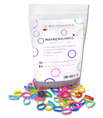 Mane rubbers extra wide, multicolor