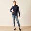 Ariat Sunstopper 3.0 Damen Funktions-T-Shirt mit 1/4-Reißverschluss