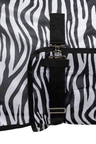 Horze Defender Mesh-Decke mit Zebra-Hals