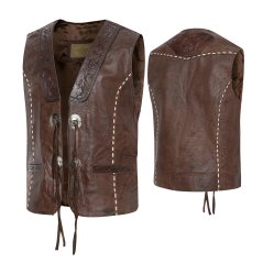 Pánská kožená vesta Alamo