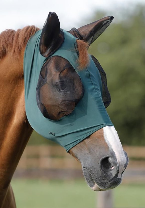 Elastická maska proti hmyzu Premier Equine Lycra 70% UV