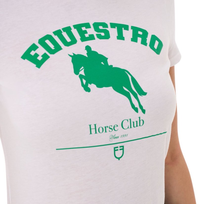 Dámske tričko Equestro Jumping horse Club