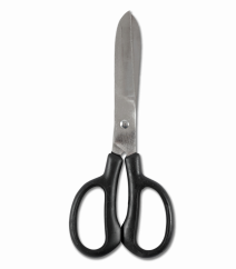 Tether scissors, curved