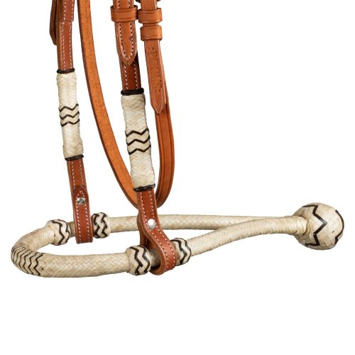 BOSAL BRIDLE WITH HORSEHAIR REINS