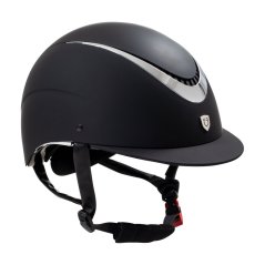 Unisex helma s lesklým zdobením Equestro