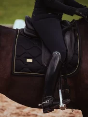 Dressage saddle pad Equestrian Stockholm Black Gold