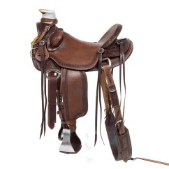 Westernové sedlo Pool's WADE WITH REAR CINCH AND KNIFE SHEATH