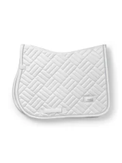 Jump Saddle Pad Equestrian Stockholm Modern White Perfection