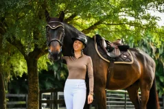 Saddle Pad Equestrian Stockholm Golden Brown Jump