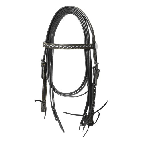 Western bridle with reins LAKOTA SILVER