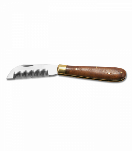 Mane trimming knife, foldable