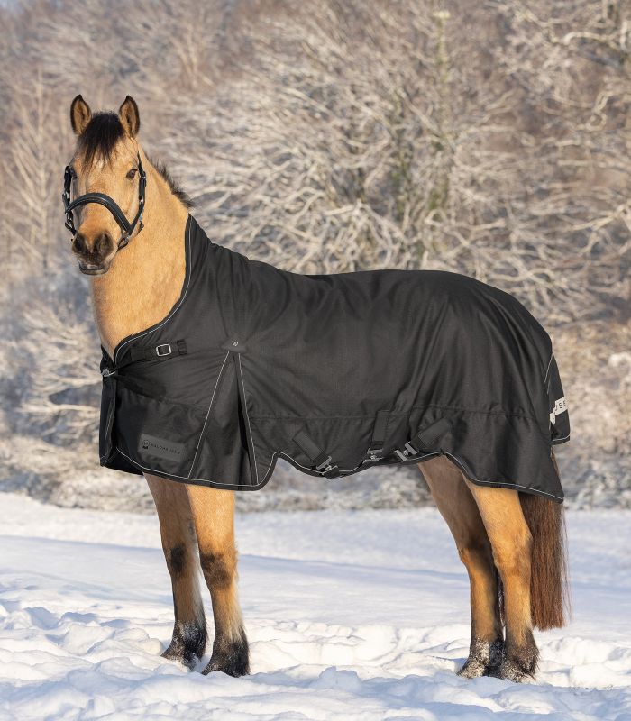 Nepromokavá deka Waldhausen SCANDIC High Neck, 100g černá