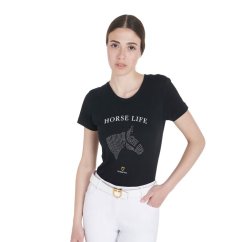 Dámské tričko Equestro slim-fit Horse Life