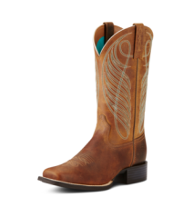 Round Up Wide Square Toe Western Boot
