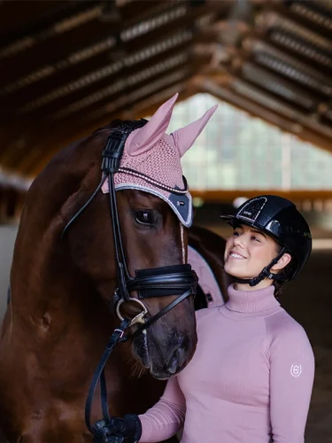 Horse harness Equestrian Stockholm Pink Crystal