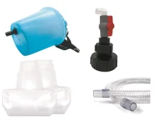 Inhalation mask set (for use with equosonic Mobile II)