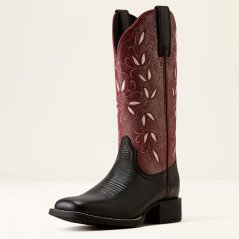 Dámské westernové boty Ariat Round Up Holly, Obsidian