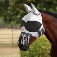 Fly mask with nose fringe FlyGuard Pro Sun Shade SHIRES