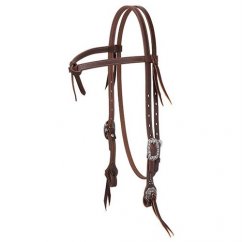 Western bridle WEAVER Working Tack Futurity Knot