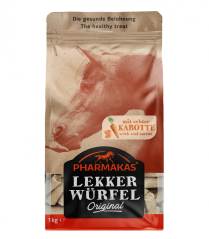 Pharmakas® Lekker cubes carrot, 1 kg