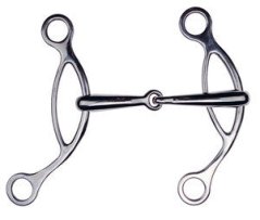 Westernové udidlo FEELING nerezové lomené 21mm