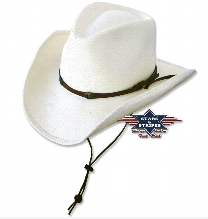 Westernový klobouk Bandit slaměný