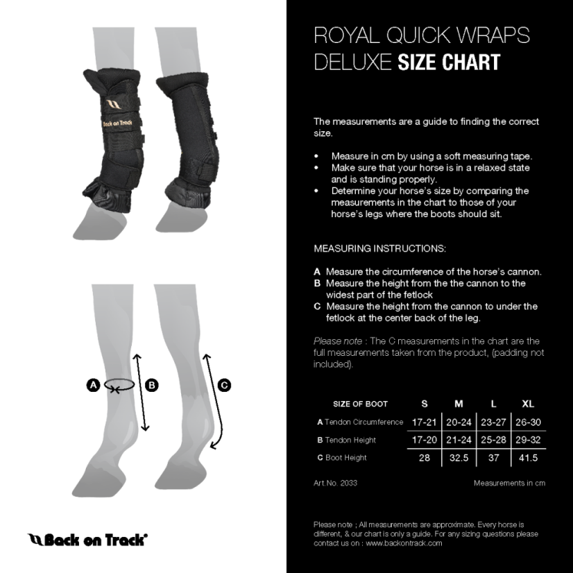 Zateplovací kamaše Back on Track Royal Deluxe