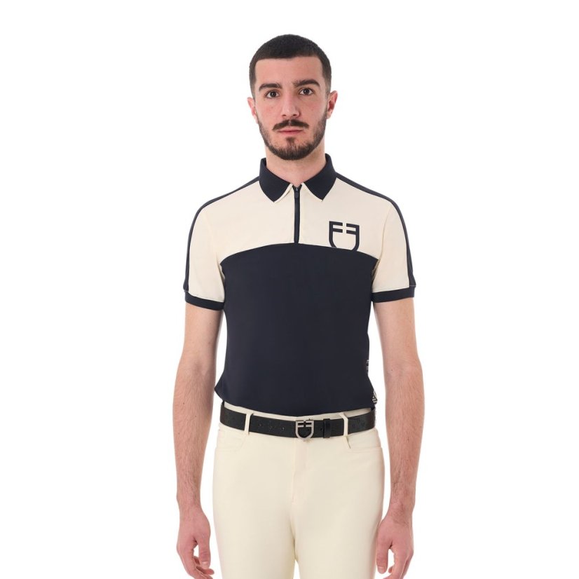 Pánské polo tričko Slim Fit Equestro Logo
