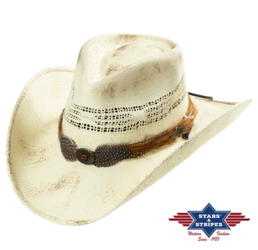 Westernový klobouk Corona slaměný