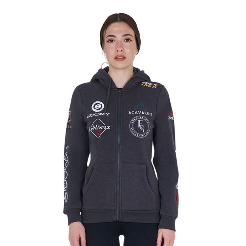 Equestro Damen-Sweatshirt Multilogo