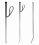 Reflexní bičík Waldhausen s poutkem 90 cm - Barva: černá