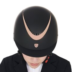 Unisex helma s lesklým zdobením Equestro