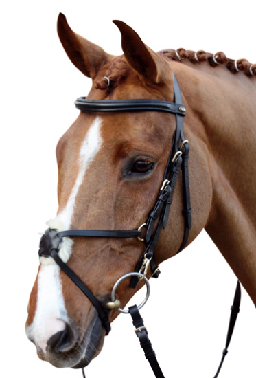 Uzdečka HKM Mexican Style kožená