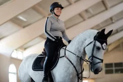 Podsedlová dečka Equestrian Stockholm Luminous Black Jump