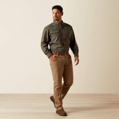Ariat Rebar Flanell DuraStretch Arbeitshemd für Herren