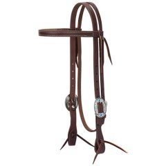 Western bridle WEAVER Working Tack Futurity Feather Designer