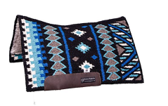 Westernová podsedlová deka CSF DIAMOND STARS - BLACK