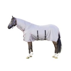 Síťová deka pro koně HKM s krčním dílem Grey