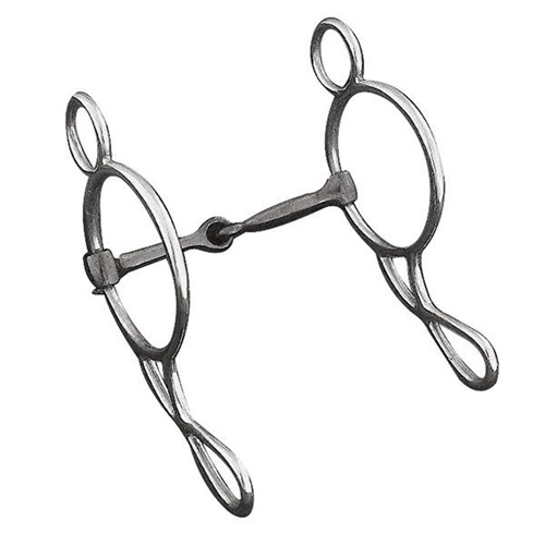 Westernové udidlo Gag WEAVER 5-1/2" Sweet Iron Snaffle Mouth