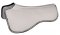 Podložka pod sedlo (drezurní) Acavallo Close Contact & Memory Foam Silicon Grip - Bíla