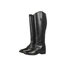 Dámské jezdecké boty HKM New Fashion nízké/široké - AKCE
