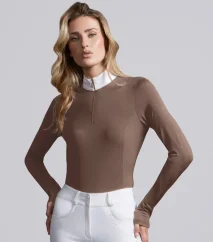 Dámské tričko Premier Equine Cristalli Mocha Latte