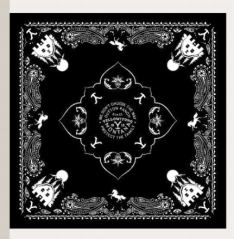 Šátek Stars & Stripes BANDANA-16 YELLOWSTONE