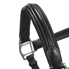Měkká kožená ohlávka s odolnými přezkami EQUESTRO