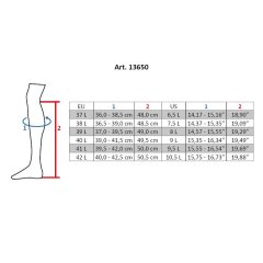 Kožené jezdecké boty HKM Titanium dlouhé/šířka L