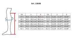 Kožené jezdecké boty HKM Titanium dlouhé/šířka S